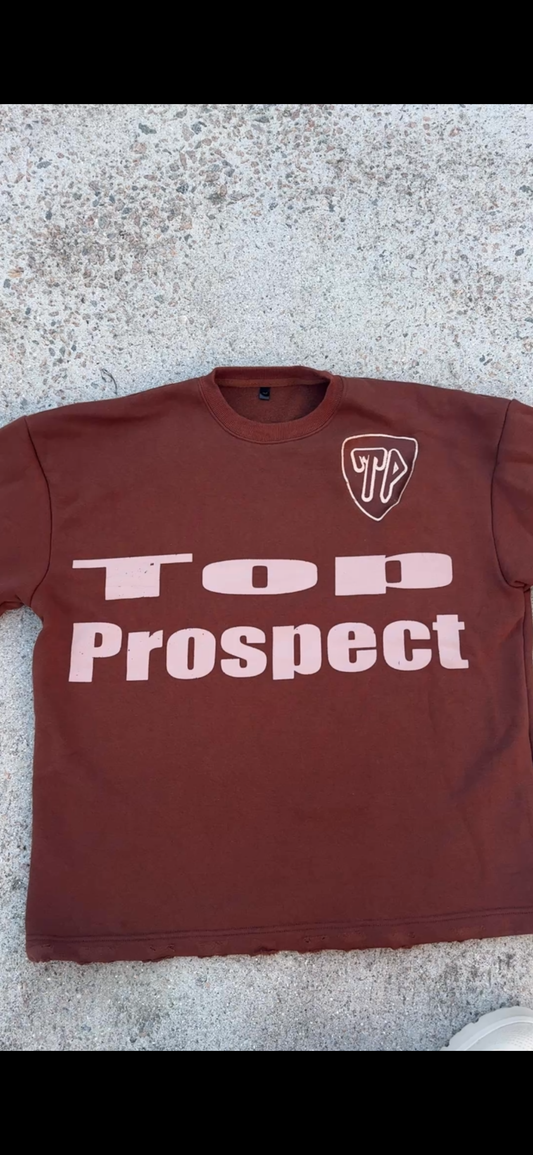 Brown TOP PROSPECT SHORT SLEEVE